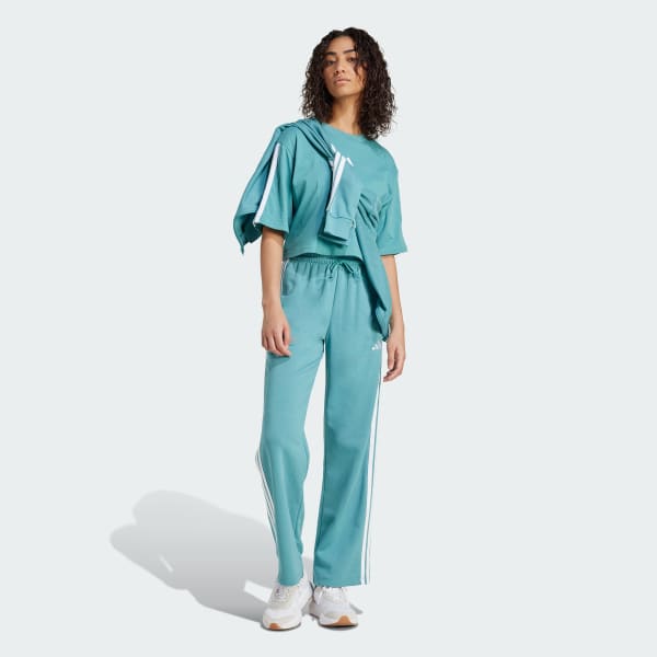 Turkis Essentials 3-Stripes Open Hem French Terry Bukse