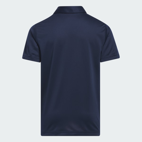 adidas Performance Short Sleeve Polo Shirt Kids - Blue | Kids' Golf ...