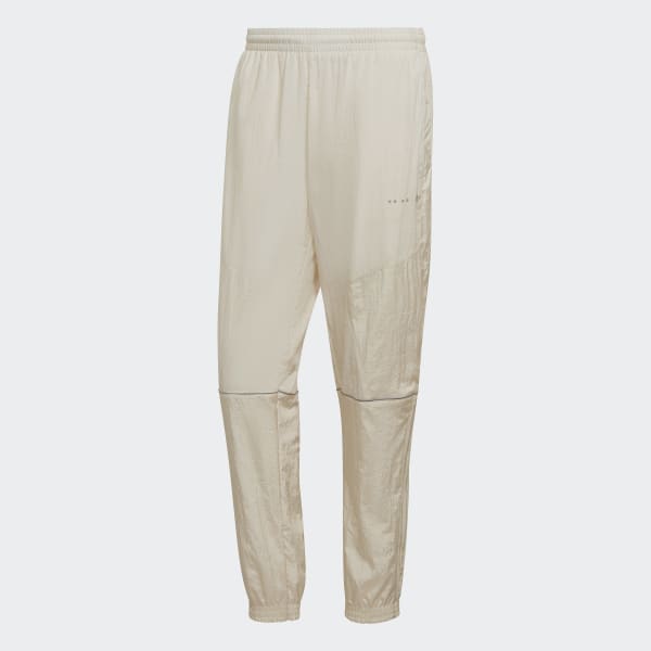 Beige Reveal Material Mix Tracksuit Bottoms TK487