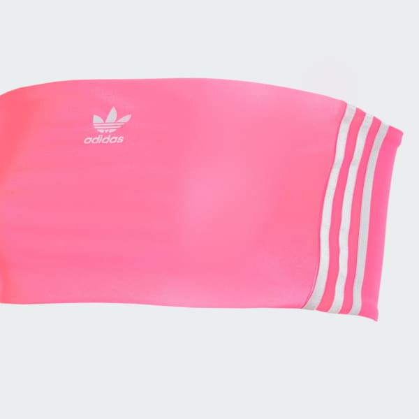 Rosa Top Tubo 3 Franjas