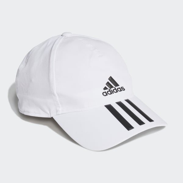 wit AEROREADY 3-Stripes Honkbalpet