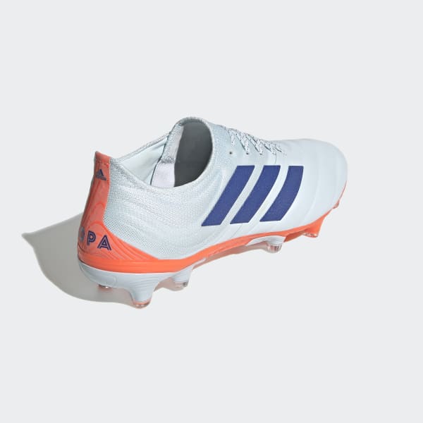 adidas white and orange football boots