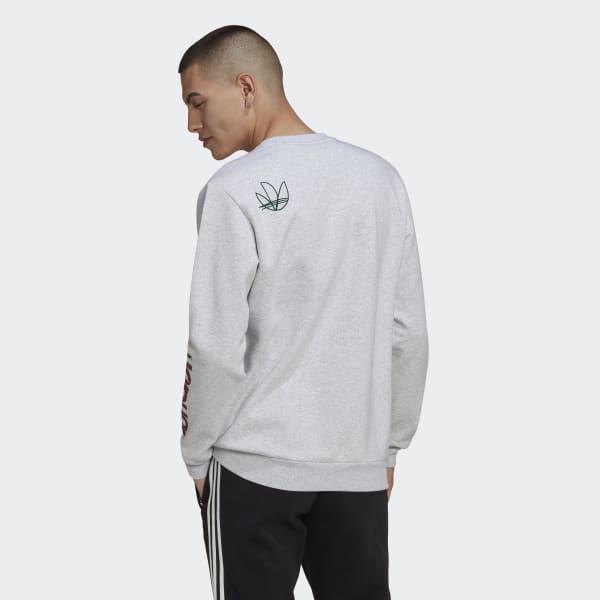 Grey London Collegiate City Crew Sweatshirt BWA47