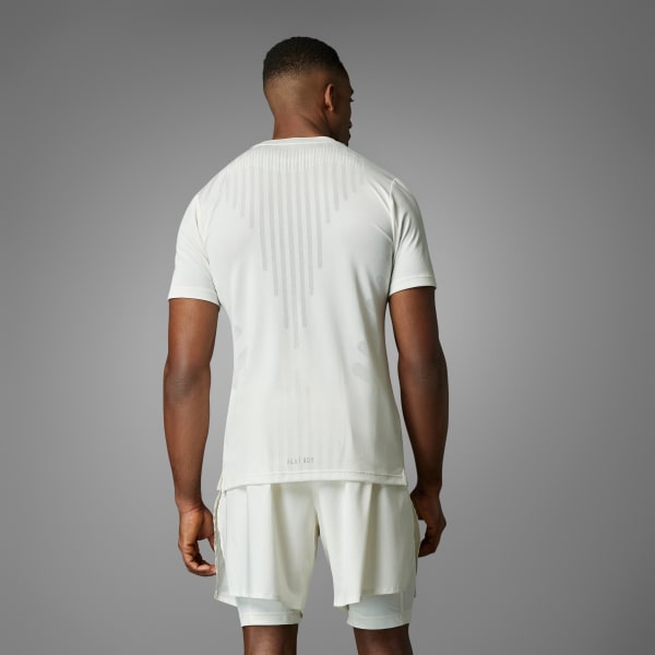 ホワイト HIIT Airchill ワークアウト 半袖Tシャツ