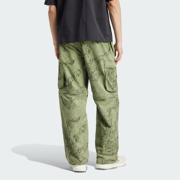 adidas City Escape Premium Zip Off Cargo Pants Green Free Shipping with adiClub adidas Canada