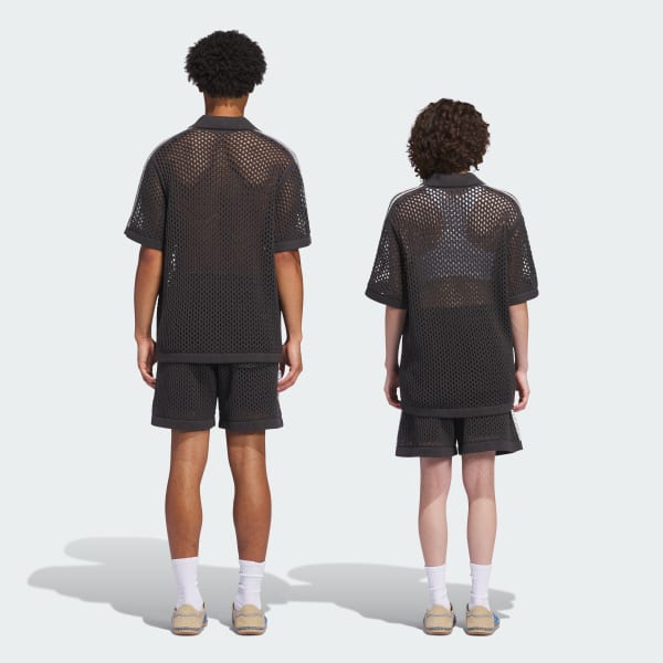 Grey CLOT Crochet Short