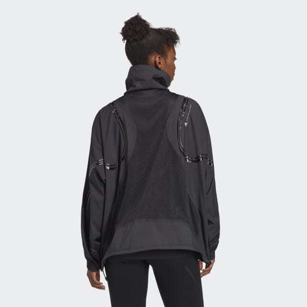 Svart adidas by Stella McCartney TruePace Woven Jacket