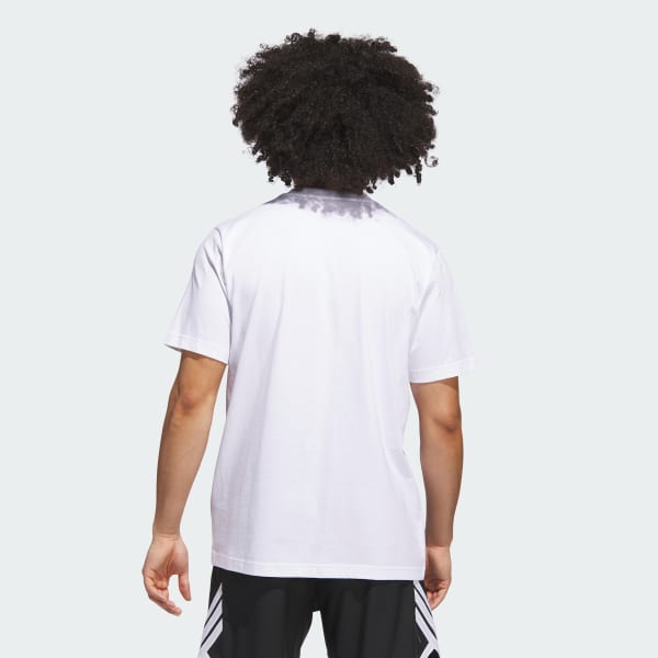 Beyaz adidas Basketball Graphic Tişört