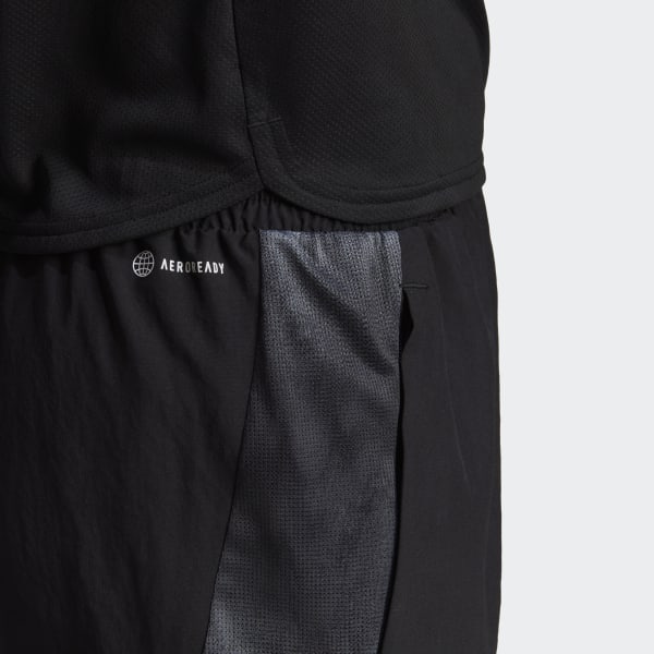 Black Designed for Movement AEROREADY HIIT Graphic Training Shorts UU682
