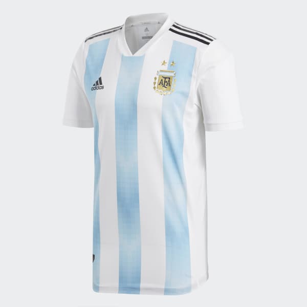 adidas Camiseta Oficial Auténtica Selección de Argentina Local 2018 -  Blanco | adidas Argentina