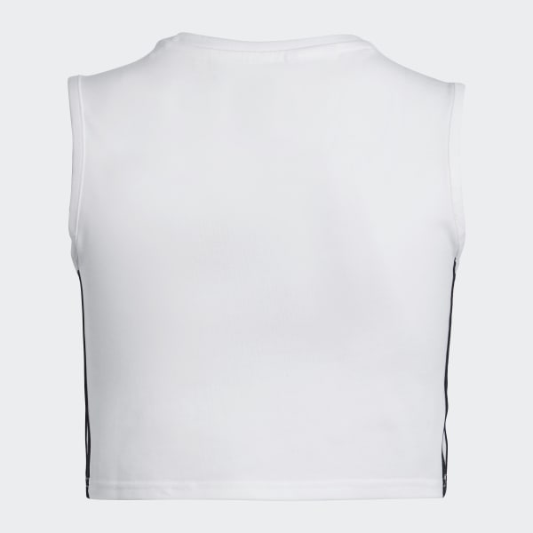 White Adicolor Crop Tank Top