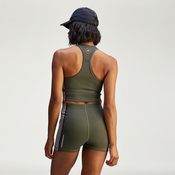 สีเทา เสื้อครอปคอสูง adidas by Stella McCartney