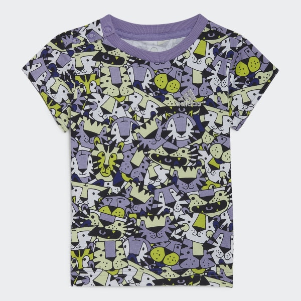 Jaune Ensemble été graphique adidas x Marimekko