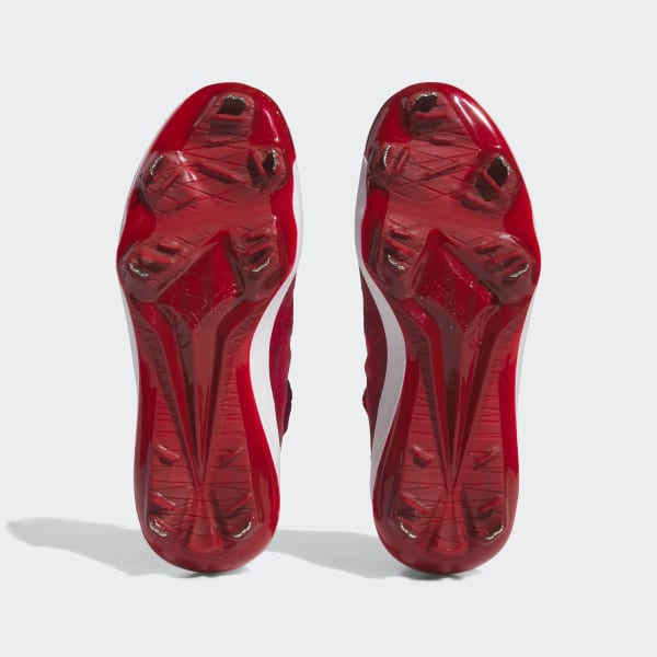 Red adidas cleats with spikes on sale