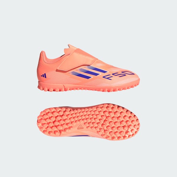 Naranja F50 Club Hook-and-Loop Turf Boots Kids