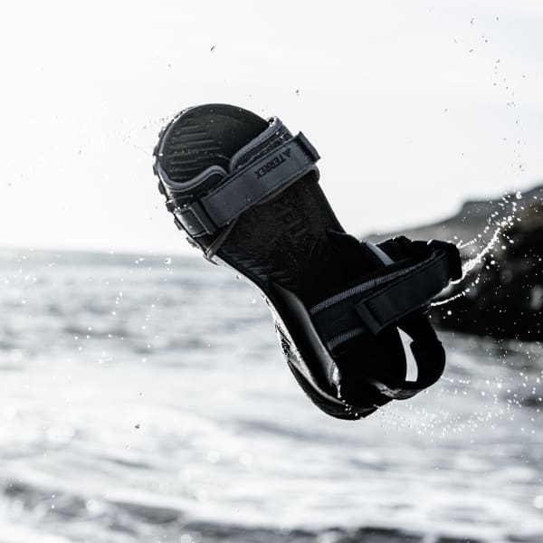 adidas Terrex Hydroterra Sandals - Grey | Free Shipping with