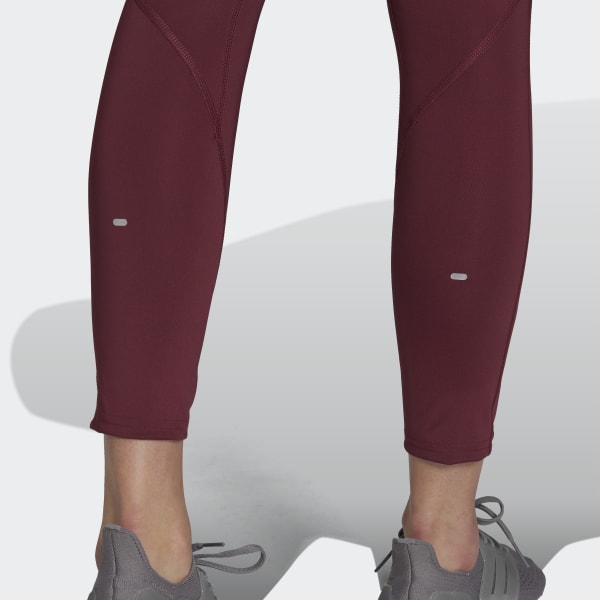 Maroon running leggings outlet