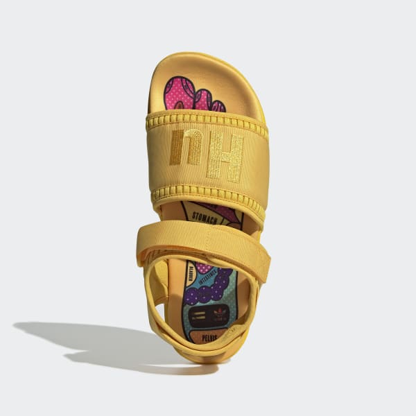 pharrell williams adilette 2.0 sandals yellow