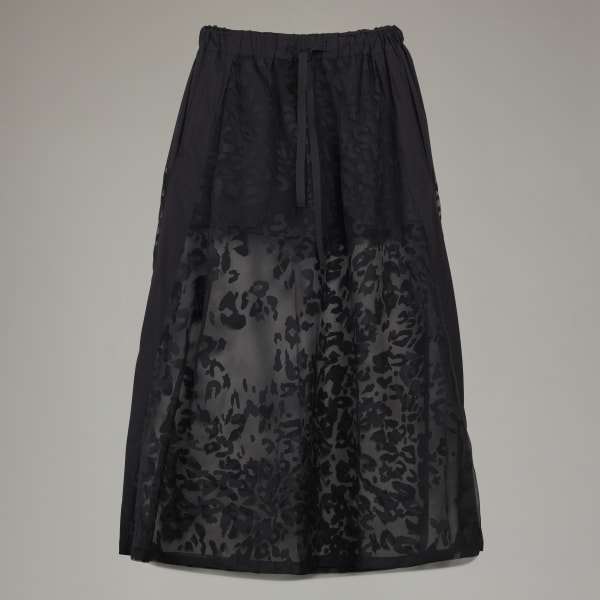 Negro Falda Sheer Leopardo CX926