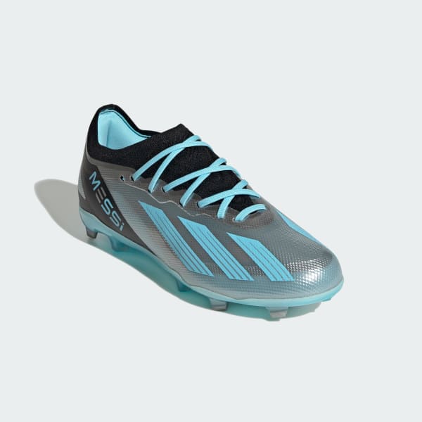adidas X Crazyfast Messi.1 Firm Ground Boots Silver adidas