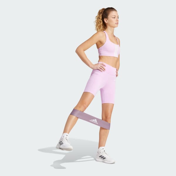Purple Optime 7-Inch Leggings