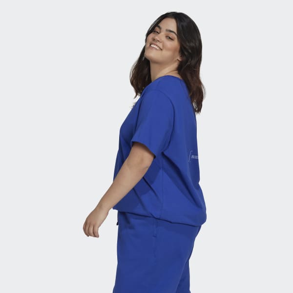 modrá Tričko (plus size) CV935