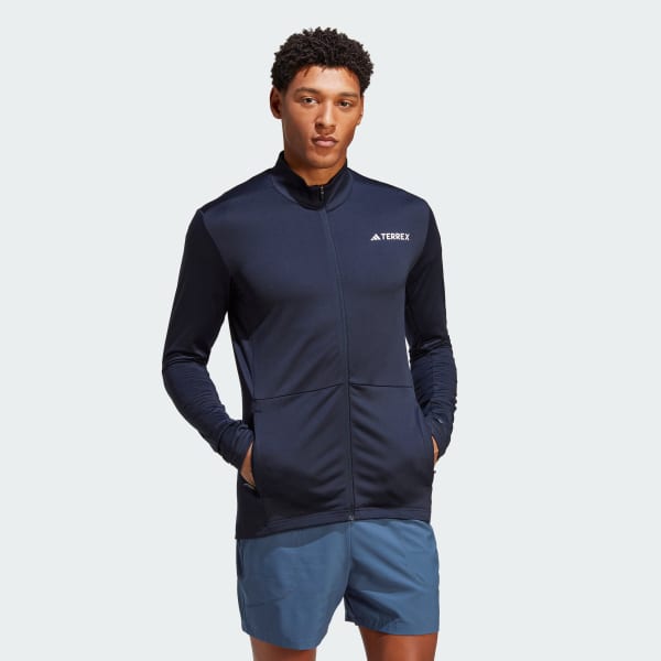 Blau TERREX Multi Full-Zip Fleecejacke