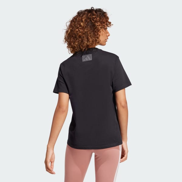 Negro Camiseta Camo Graphic