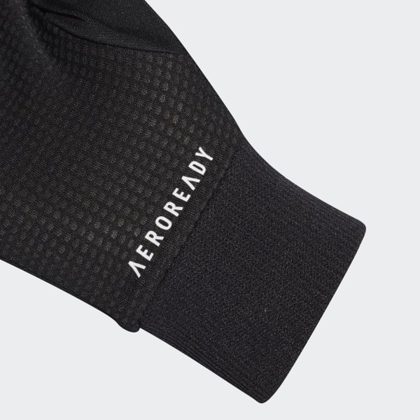 adidas AEROREADY Running Gloves - Black | adidas Australia