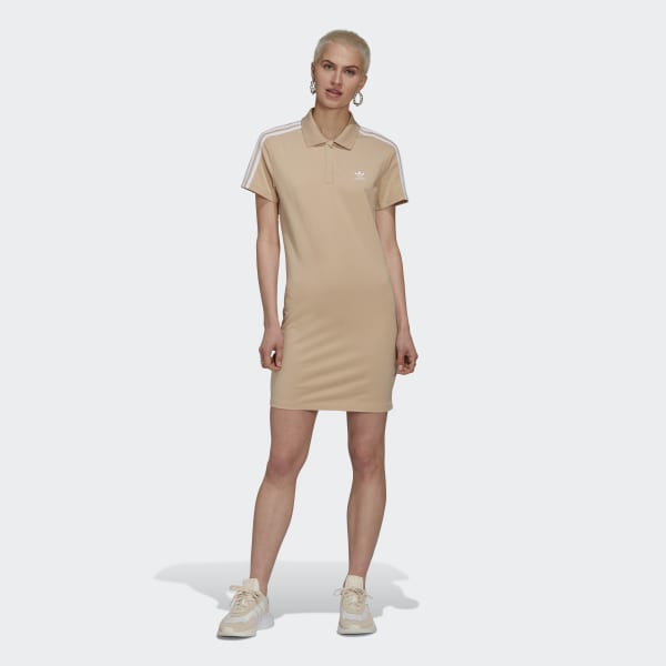 Beige adidas dress cheap