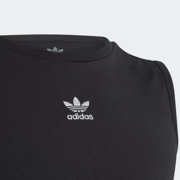 adidas Adicolor Crop Tank Top Black adidas Thailand