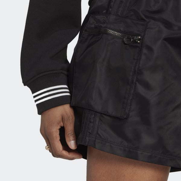 Zwart High-Waist Nylon Short CQ222