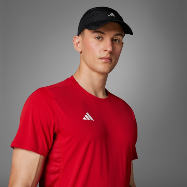 สีแดง เสื้อวิ่ง Adizero Essentials
