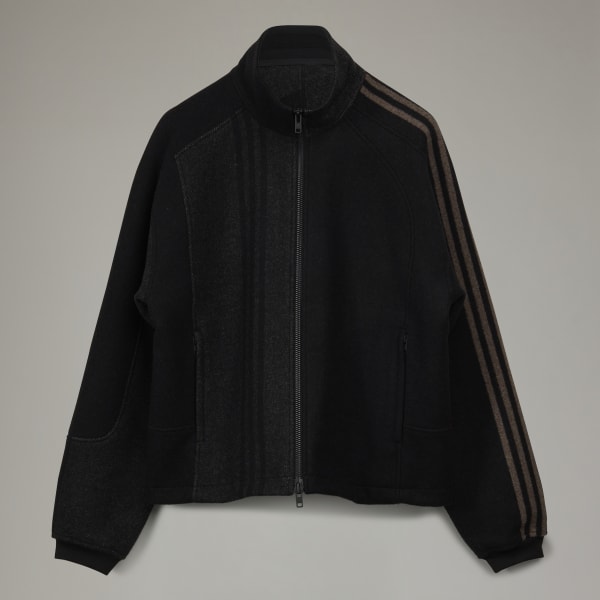 Negro Chaqueta Engineered 3 Rayas