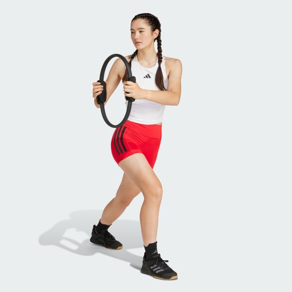 Putih Tank Top Bra Power 3-Stripes Racerback