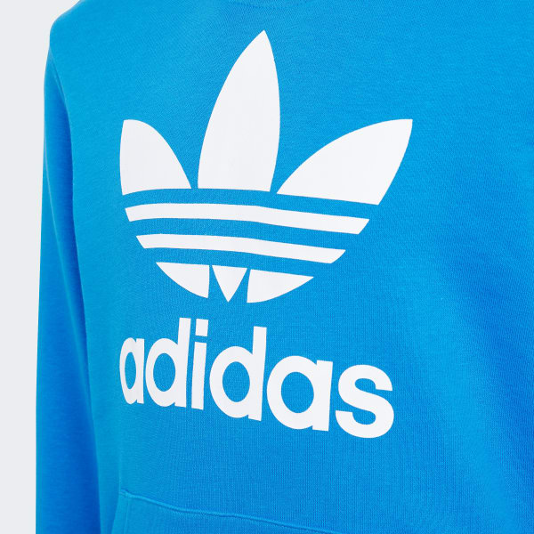 adidas TREFOIL HOODIE - Blue