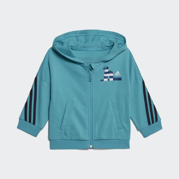 👕 adidas x Classic LEGO® Jacket and Pant Set - Blue | Kids' Training ...