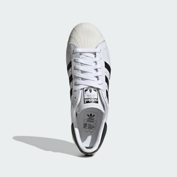 Adidas superstar 2 platform white/black top