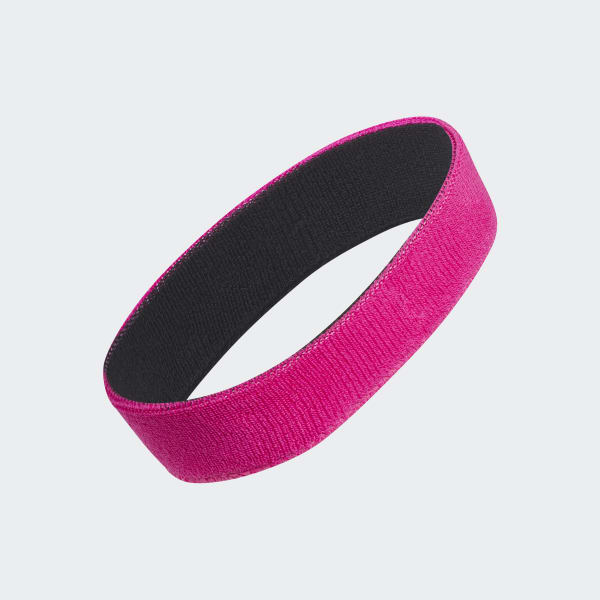 adidas Interval Reversible Headband - Pink, Unisex Training