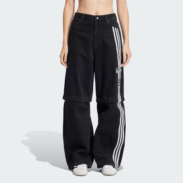 Đen Quần 2 Trong 1 Denim Adibreak