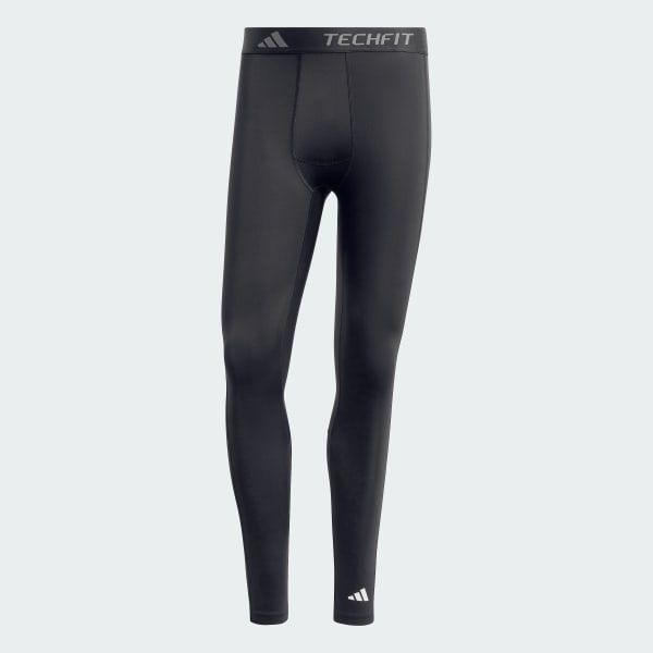zwart TECHFIT Compression Training Lange Legging
