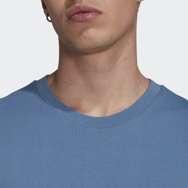 Blue adidas RIFTA Reclaim Logo Tee HM700