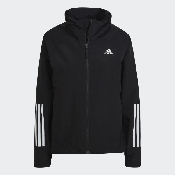 adidas BSC 3-Stripes RAIN.RDY Jacket - Black | Women's