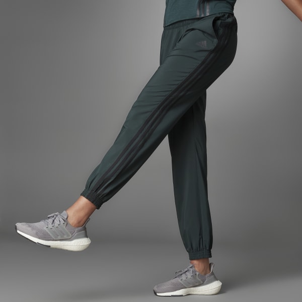 Green TRAINICONS 3-Stripes Woven Pants