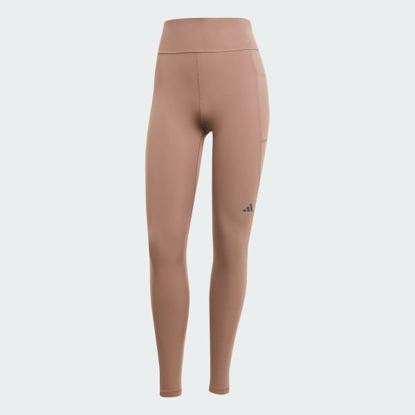 adidas Own the Run Full-Length Leggings - Brown | Free