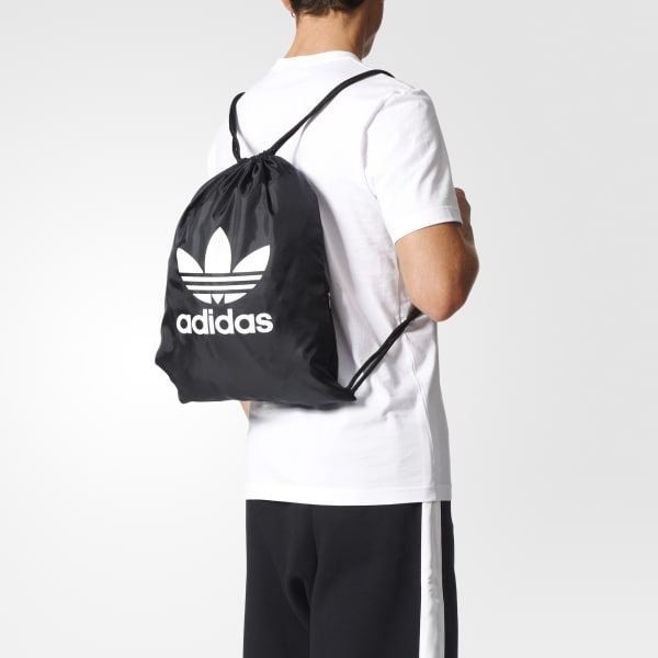 Zwart Trefoil Gym Tas