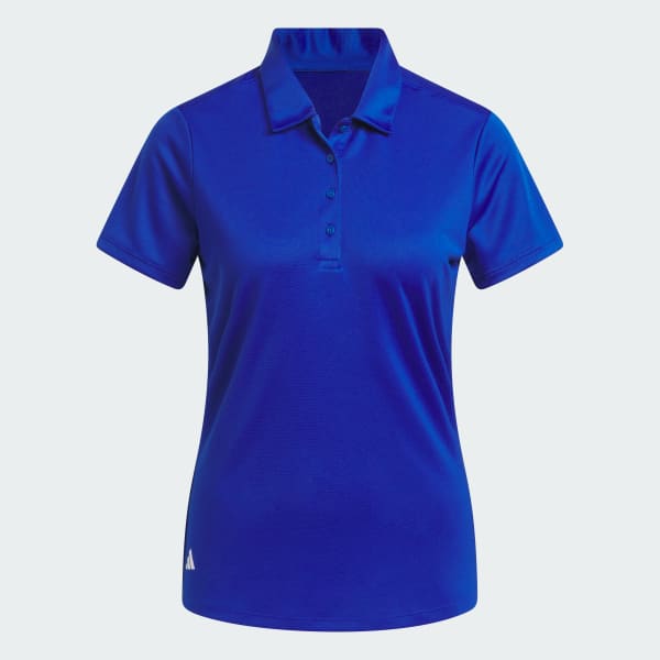 Azul Playera Polo Manga Corta Solid Performance Mujer