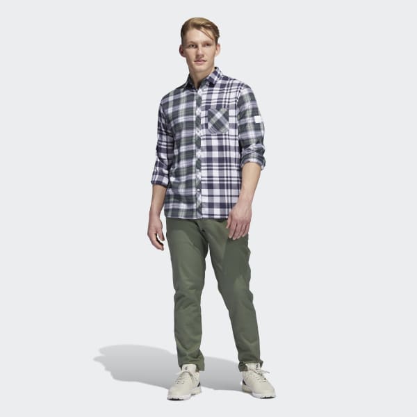 Λευκό Adicross Flannel Long Sleeve Shirt P9893