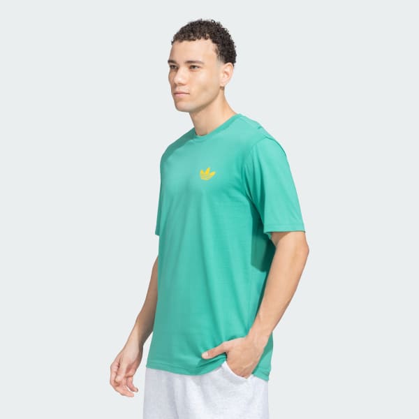 Green adidas Originals Teacup Tee