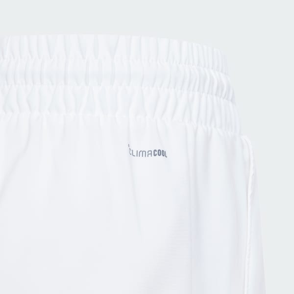 Blanco Shorts de Tenis Club 3 Tiras Kids
